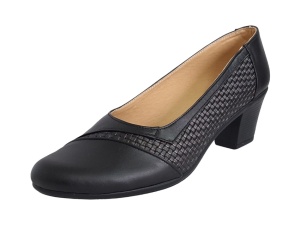 Pantofi dama comozi si eleganti din piele naturala Negru - MVS85N - Img 6