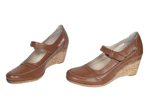 Pantofi dama cu platforma din piele naturala maro box P9154MBOX1 - Img 6