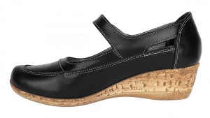 Pantofi dama decupati din piele naturala, foarte comozi - Model Mara Negru Box - Img 8
