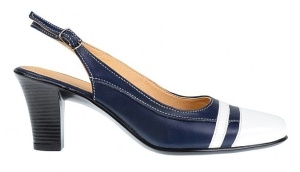 Pantofi dama decupati din piele naturala - Model elegant cu toc 7cm - S301ABL - Img 5