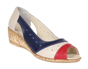 Pantofi dama decupati din piele naturala - S104 - Img 1