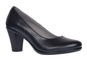 Pantofi dama eleganti din piele naturala toc 7cm Negru NA236NP - Img 9