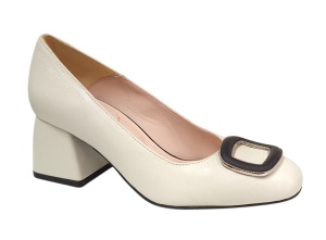 Pantofi dama office din piele naturala Angely Bej B15BEJO