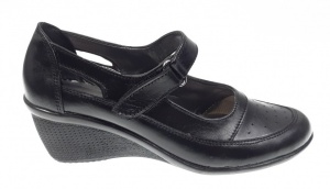 Pantofi dama piele naturala cu platforma - Made in Romania P9154N3X - Img 4