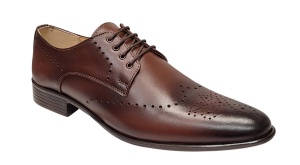 Pantofi eleganti barbati din piele naturala - Model Maro 131 - Img 4