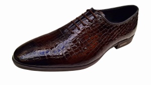 Pantofi eleganti pentru barbati piele naturala croco Maro Marimea 41 - Img 9