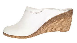 Saboti dama albi din piele naturala, platforme de 7 cm - TEA18ALB - Img 7