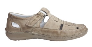 Sandale barbati casual din piele naturala - Model Nisip SCV2SP - Img 6