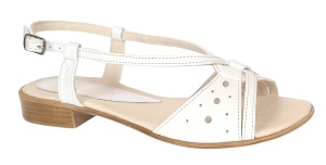 Sandale dama albe, din piele naturala, ROVI Design - S36A - Img 3