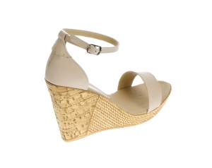 Sandale dama din piele naturala box Bej Latte - S107BEJ - Img 5