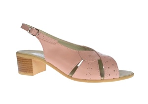 Sandale dama din piele naturala box, S34NUD - Img 4