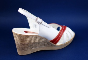 Sandale dama din piele naturala - Made in Romania ELY88AR - Img 7