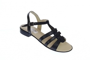 Sandale dama din piele naturala - Model Cora Negru S2NBOX - Img 3