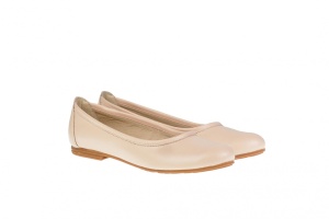Balerini dama, casual, din piele naturala bej - FLO3BEJ