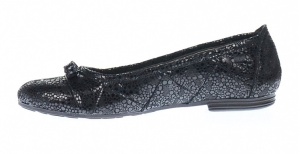 Balerini dama casual din piele naturala de cluoare neagra - ZENA2NCOL - Img 4