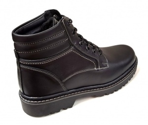 Bocanci barbati din piele naturala, imblaniti, model negru, Army Legion - GKR75NBOX - Img 3