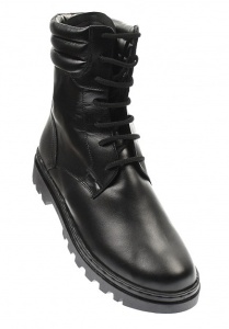 Bocanci barbati militari din piele naturala imblaniti Army Force P73N - Img 3