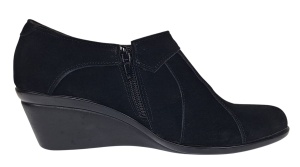 Botine dama rosii din piele naturala intoarsa cu platforme de 5 cm - Mira Velur - Img 6