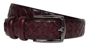 Curea barbati din piele naturala Bordeaux 3.5cm Ciucaleti CLK 236VIS