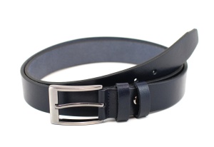 Curea barbati eleganta din piele naturala bleumarin DR1435BL - Img 2