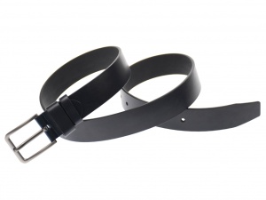Curea barbati eleganta, din piele naturala, bluemarin 3.5 cm - DR1240BLM - Img 3