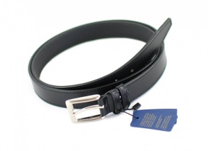 Curea barbati eleganta din piele naturala (culoare neagra) CC3N194 - Img 3