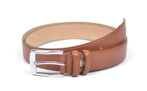 Curea barbati eleganta din piele naturala maro 3.5cm - DR240MD