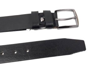 Curea barbati eleganta pentru costum din piele naturala 3.8cm, batal CK180N - Img 3