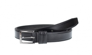Curea neagra barbati eleganta din piele naturala 3 cm - DR3NCN