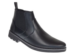 Ghete barbati, casual, din piele naturala, imblanite, GKR 4100N - Img 3