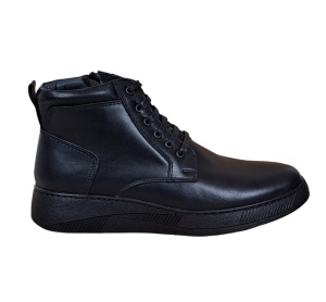 Ghete barbati casual din piele naturala imblanite PH350NBOX - Img 4