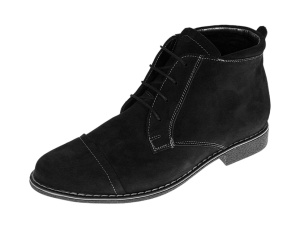 Ghete barbati din piele naturala intoarsa (imblanite) YURI G03NVEL - Img 2
