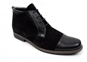 Marimea 42 Ghete barbati casual - elegante din piele naturala - Made in Romania LGB03NVELBOX - Img 2