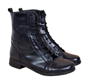 Oferta 40, 41 Ghete dama casual din piele naturala cu siret si fermoar LG21FLN - Img 3