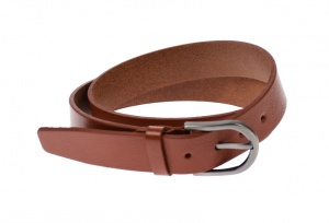 Oferta marimea 125 , curea barbati eleganta , din piele naturala , maro 3,7 cm - DR1MARO125 - Img 4