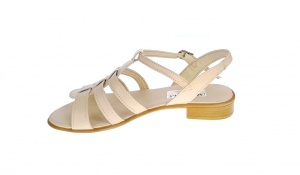 OFERTA MARIMEA 37, 39, 40 -Sandale dama din piele naturala, CORA BEJ - S2BEJ - Img 4