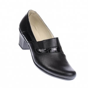 Oferta marimea 39 - Pantofi dama casual, piele naturala, Made in Romania, LP27L - Img 2