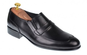 Oferta marimea 40 Pantofi barbati negri office eleganti din piele naturala Elion LELY13N