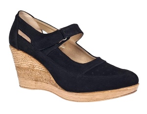 OFERTA marimea 40 -Pantofi dama din piele naturala velur, negri, foarte comozi - LP9154NVEL2 - Img 5