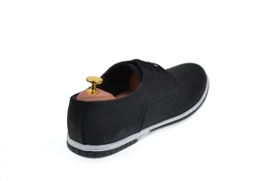 OFERTA MARIMEA 40, - Tenisi barbati sport din piele naturala neagra LTENBUFNC - Img 2