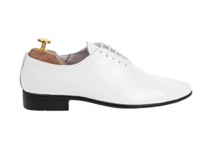 Oferta marimea 42, 43 - Pantofi barbati, albi,, eleganti, din piele naturala box - LMOD1ALBBOX - Img 3