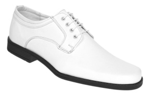 Oferta Marimea 42 Pantofi barbati albi eleganti din piele naturala cu siret LPB2265M - Img 4