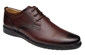Oferta Marimea 42 Pantofi barbati casual din piele naturala Bordeaux - LGKR30GRENA
