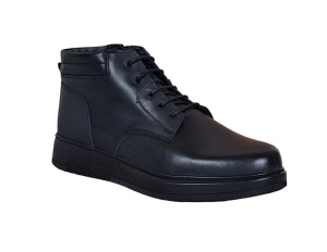 Oferta Marimea 43 Ghete barbati din piele naturala imblanite culoare neagra LGSSPORT23N - Img 8