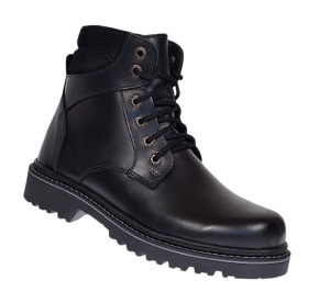 Oferta marimea 44 Bocanci barbati din piele naturala imblaniti, model iarna KLAUS LBOC330NV - Img 10