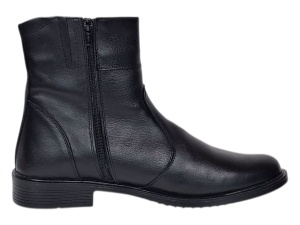 Oferta Marimea 44 Ghete barbati din piele naturala cu fermoar imblanite LGKR714N - Img 6