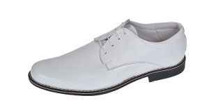 Pantofi albi barbati casual din piele naturala, Alb PAABOX - Img 6