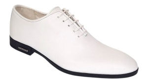 Pantofi albi eleganti barbati piele naturala GKR71A - Img 4