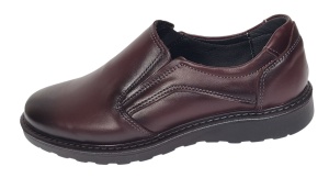 Pantofi barbati casual din piele naturala Army Bordeaux CORSAEVIS - Img 7