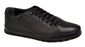 Pantofi barbati casual din piele naturala cu inchidere elastica SCV1022N